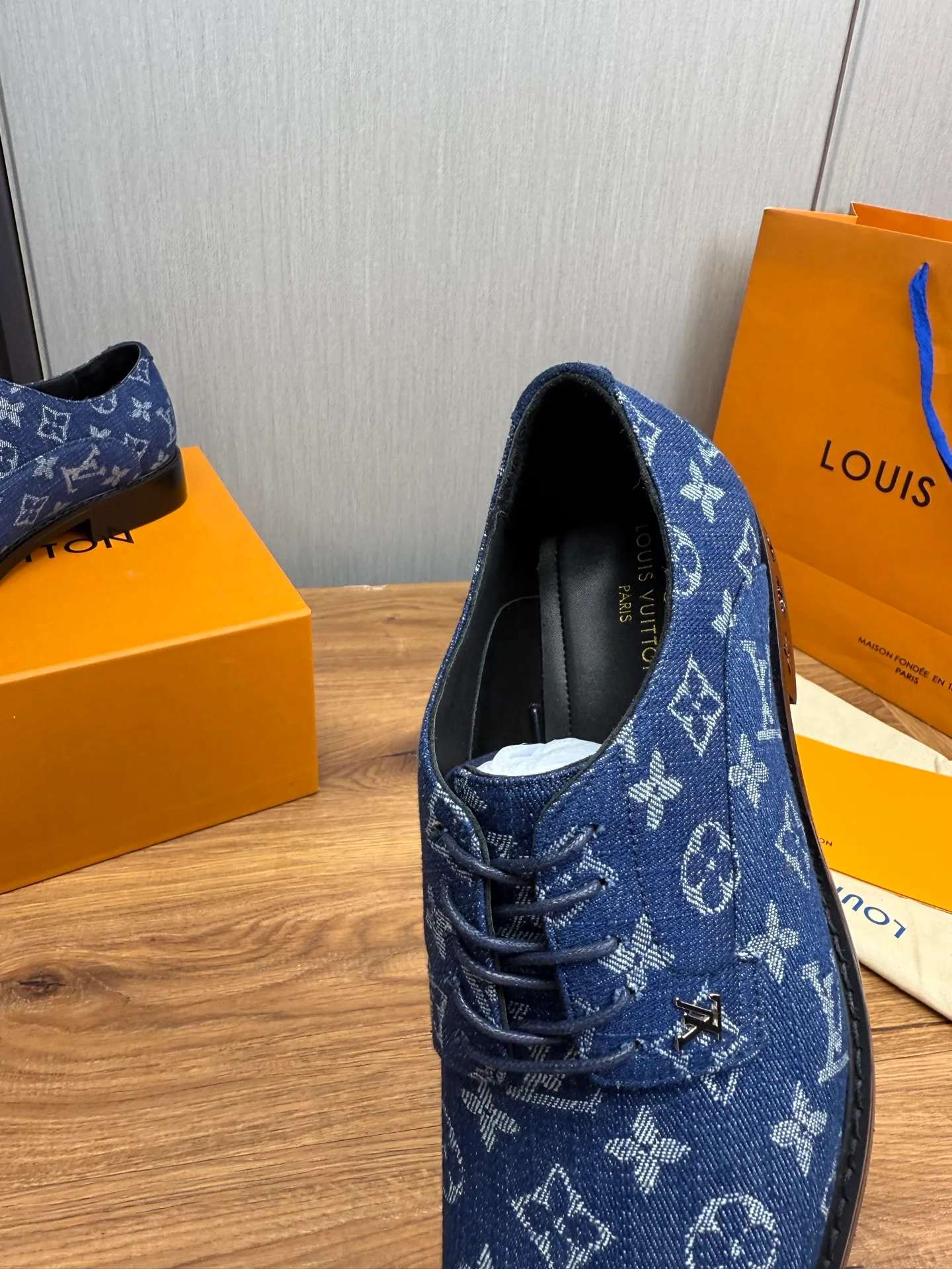 Factory 720💰 LV. Men's business casual leather shoes, all made of imported original brand leather, just to create a more comfortable wearing experience, original non-slip and wear-resistant outsole ✔️16-45 (38.45 non-refundable)